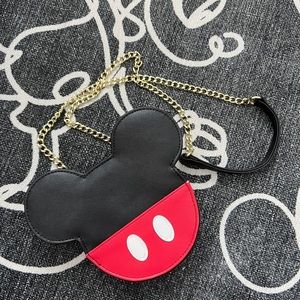 Loungefly mickey crossbody chain purse